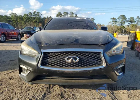2018 Infiniti Q50 3.0T Luxe z USA, uszkodzony, nr VIN JN1EV7AP2JM365997